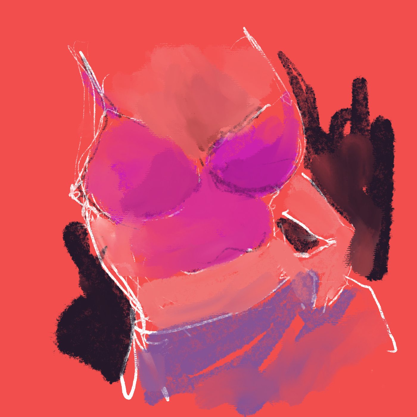 Dessin de live, Des corps
