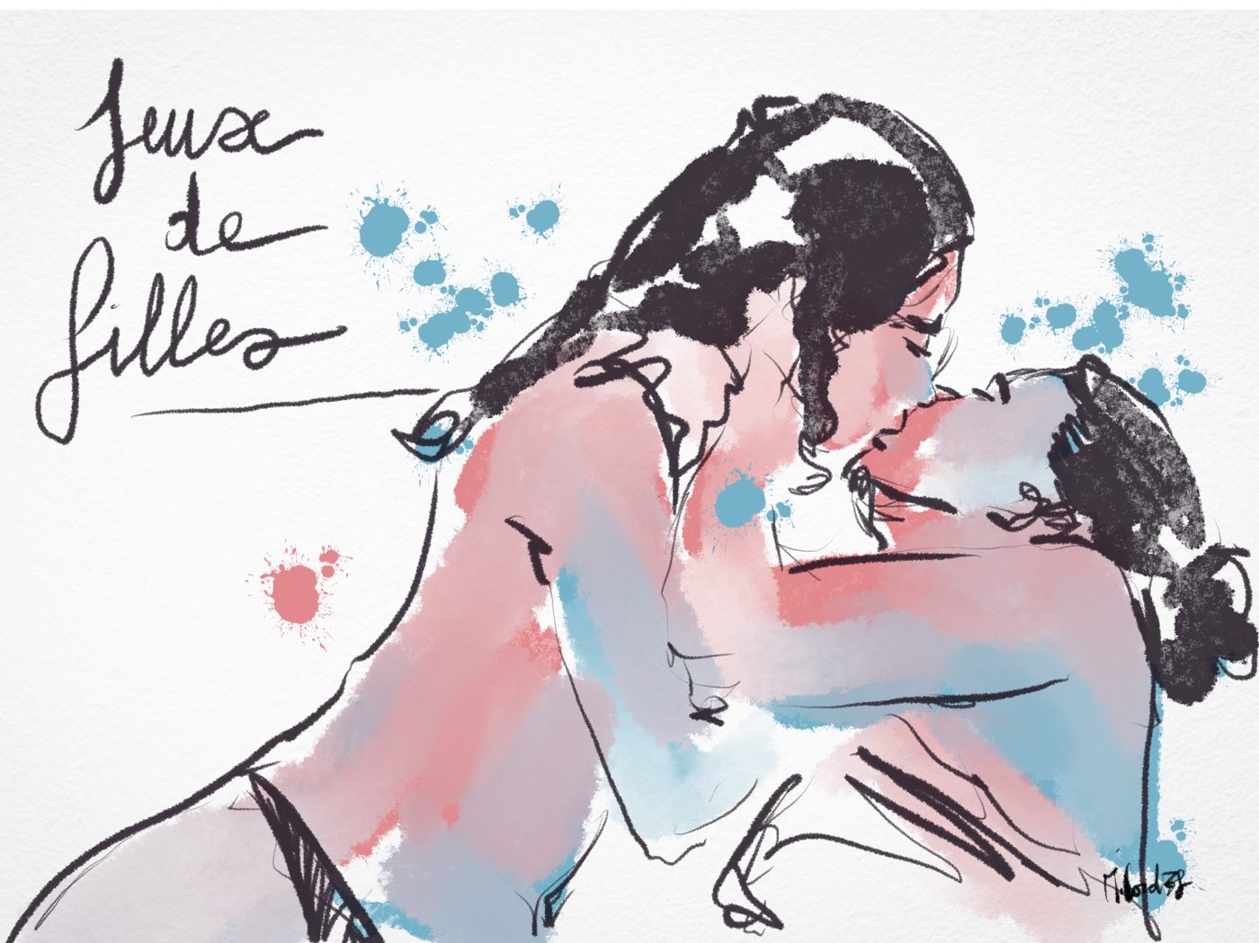 Dessin de live, Entre femmes