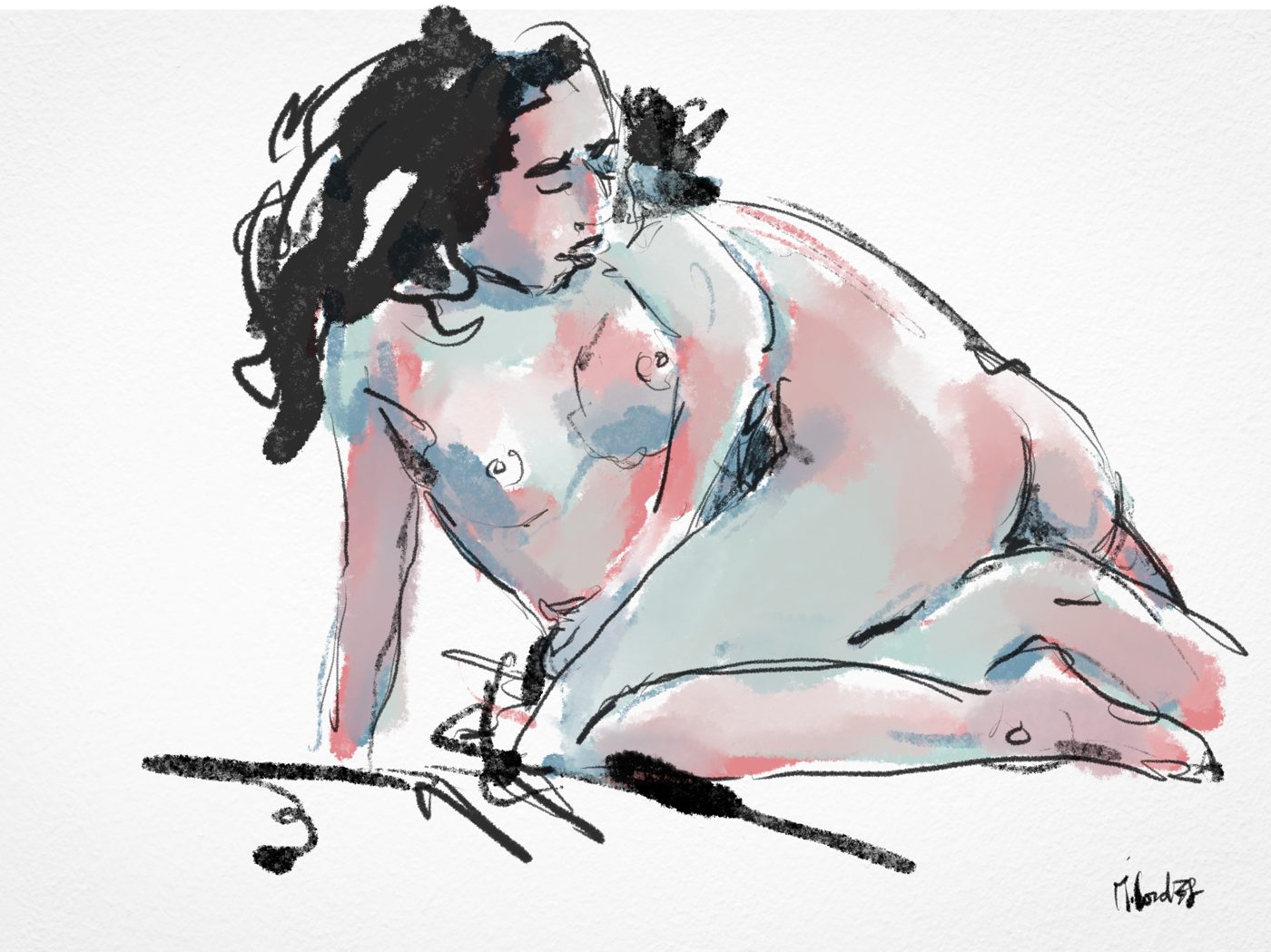 Dessin de live, Entre femmes