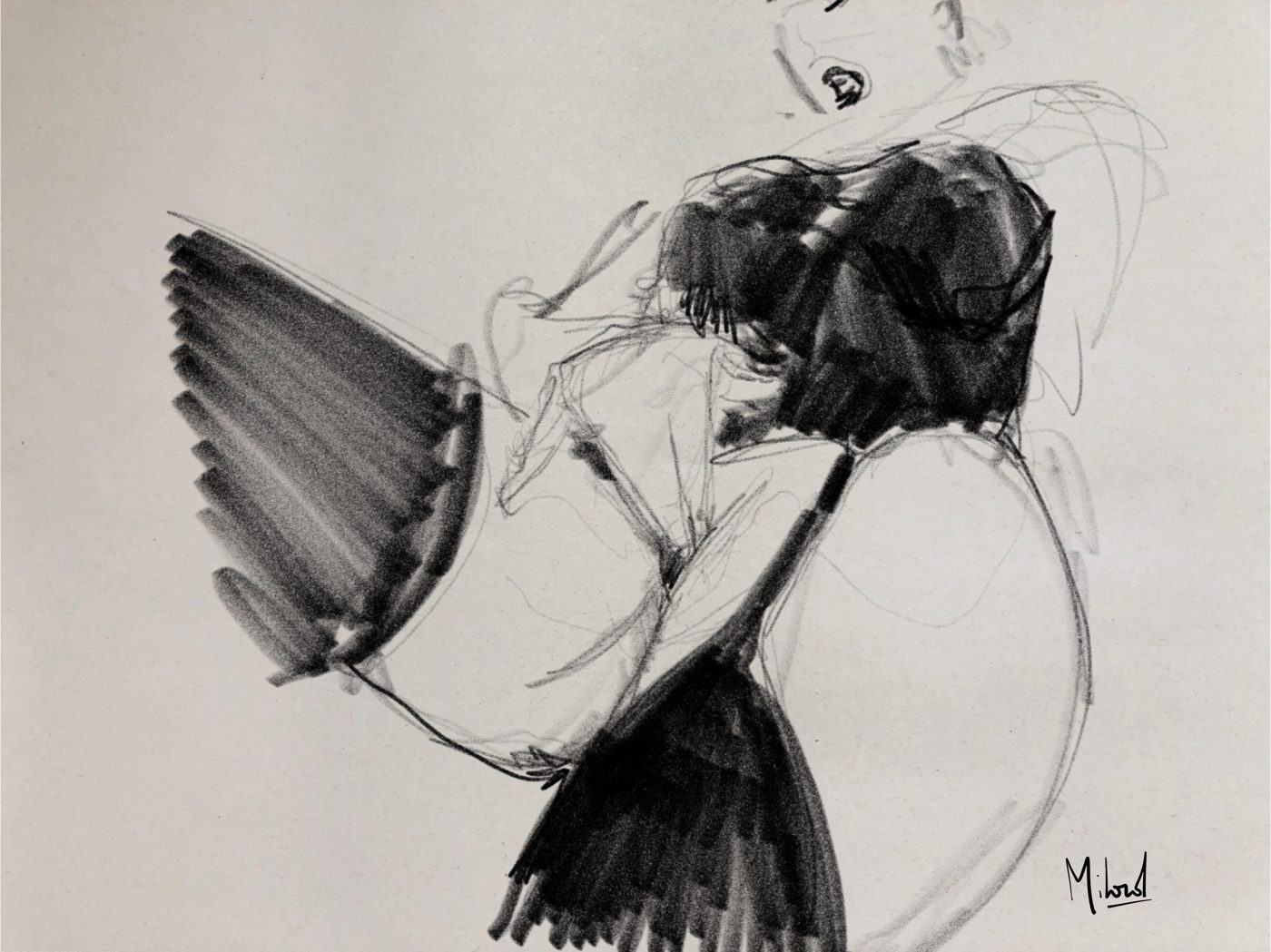 Dessin de live, La beauté du geste