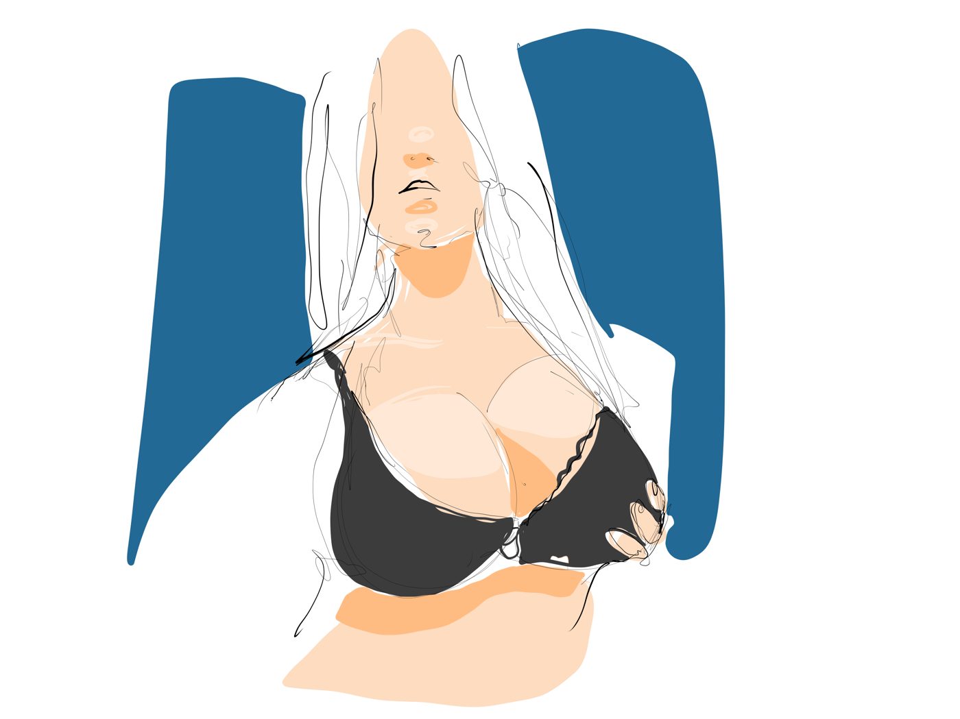 Dessin de live, Gros plans